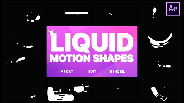 Liquid Motion Shapes | After Effects alt