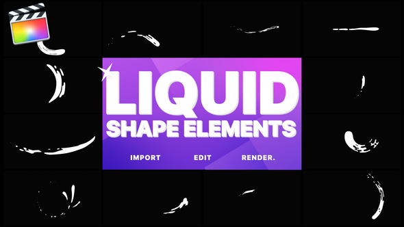 Liquid Shape Elements | FCPX alt