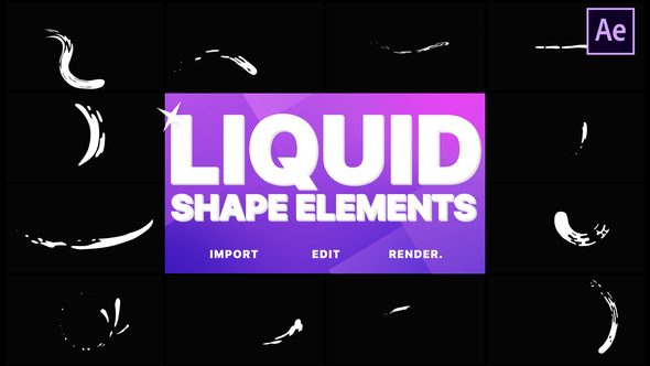 Liquid Shape Elements | After Effects alt