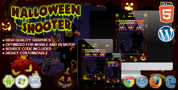 Halloween Shooter - gra HTML5