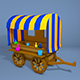 Low Poly Wagon - 3DOcean Item for Sale
