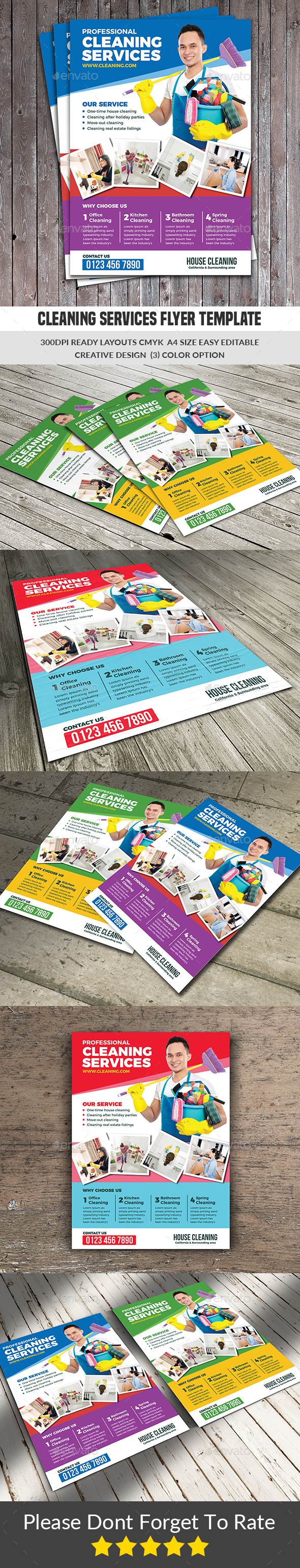 Cleaning Services Flyer Template