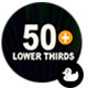 50+ Lower Thirds - VideoHive Item for Sale