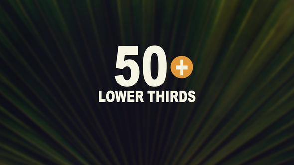 50+ Lower Thirds alt