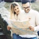 Beautiful Couple Sightseeing and Traveling Together  Tourism Concept - VideoHive Item for Sale