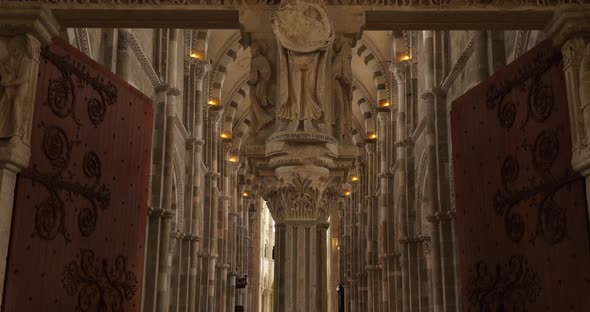 The Vezelay abbey, department of Yonne, region Bourgogne Franche Comte in France