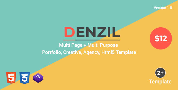 Denzil — Multi-Page Multi-Purpose Html Template