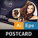 Salon Post Card Template - GraphicRiver Item for Sale