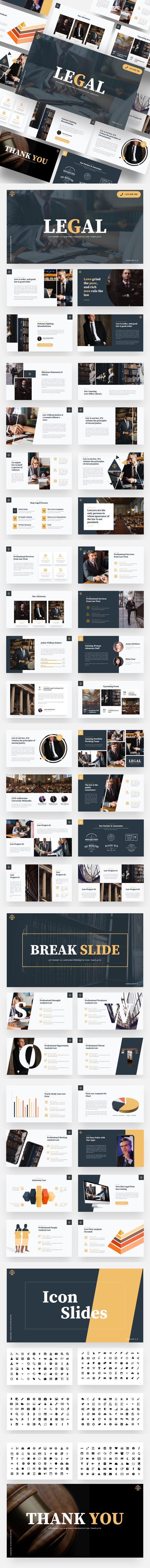 LEGAL - Attourney & Lawyer Powerpoint Template