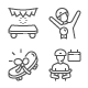 Go Skateboarding Day Line Icons - GraphicRiver Item for Sale