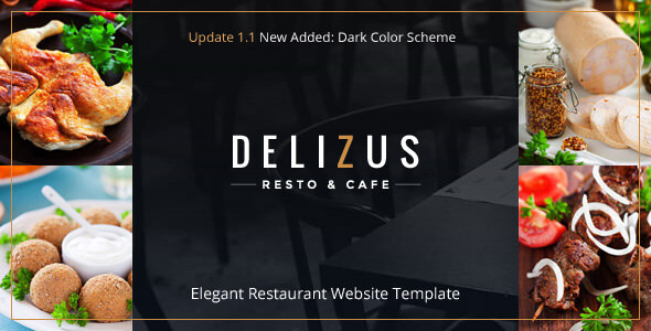 Restaurant Website Template - Delizus