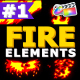2D FX Fire Elements | FCPX - VideoHive Item for Sale