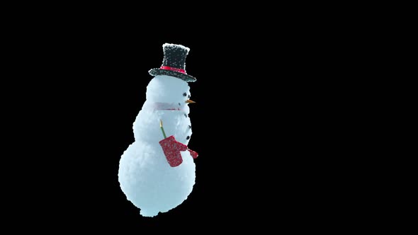 58 Snowman Dancing HD