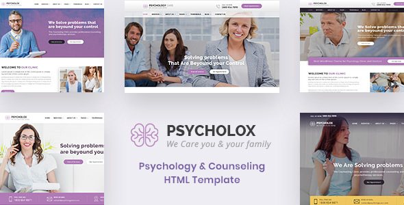 Psycholox : Psychology & Counselling HTML Template