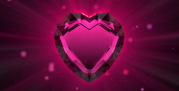 Valentine`s ruby heart alt