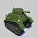 Low Poly Tank - 3DOcean Item for Sale