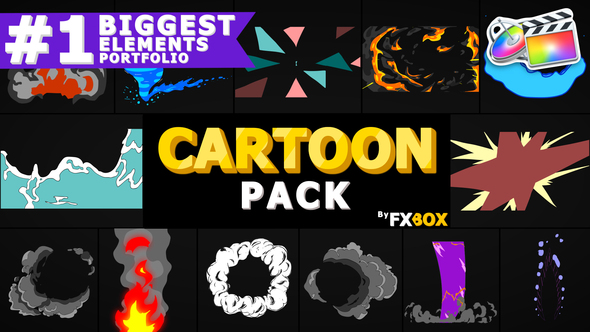 Cartoon Elements Pack | FCPX alt