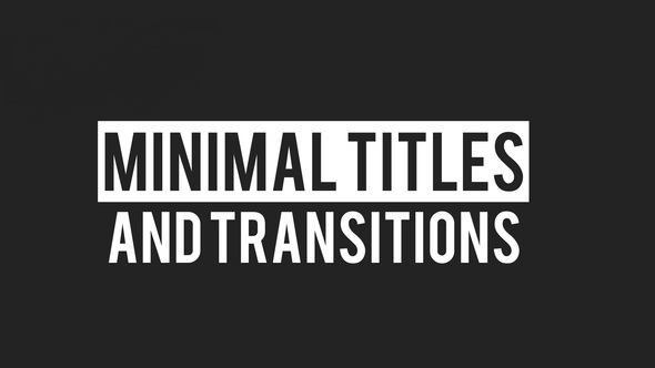 Minimal Titles And Transitions