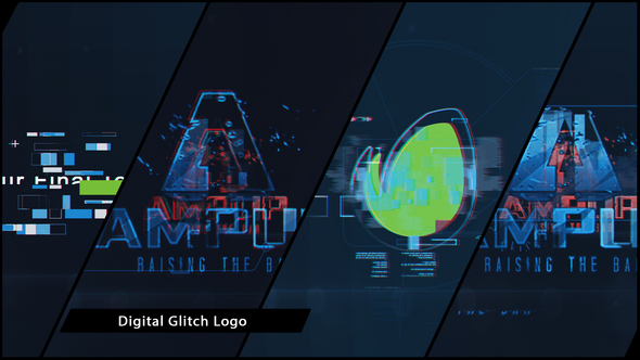 Digital Glitch Logo alt