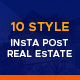 10 Instagram Real Estate Post - GraphicRiver Item for Sale