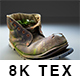 Old Boot With Plants Inside - 3D scan - 3DOcean Item for Sale