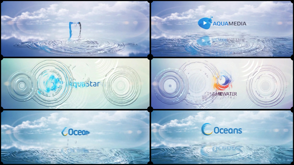 Clean Logo V03 Water Ripples