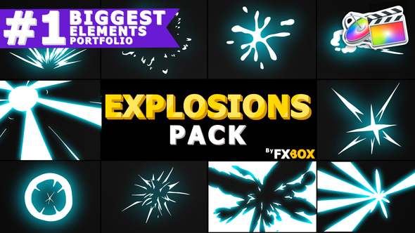Explosion Elements Pack | FCPX alt