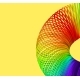 Rainbow Spiral Spring Vector Illustration - GraphicRiver Item for Sale