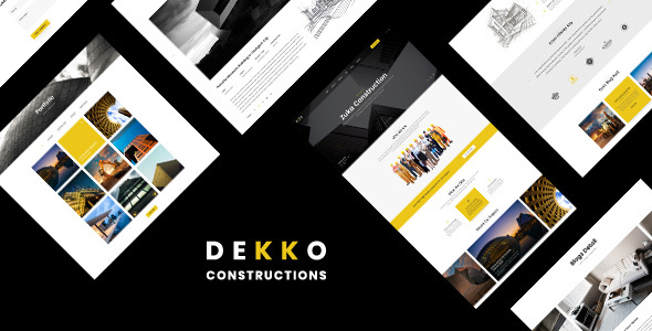 Dekko - Construction HTML5 Template