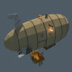 Low Poly Zeppelin - 3DOcean Item for Sale