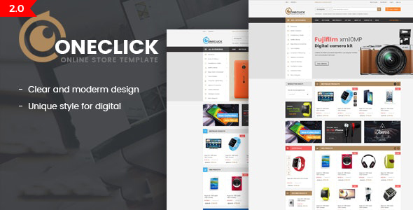Oneclick- Electronics eCommerce Template