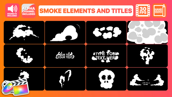 Smoke Elements | FCPX alt