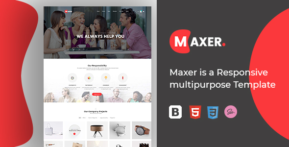 Maxer - Multi-Purpose HTML5 Template Responsive