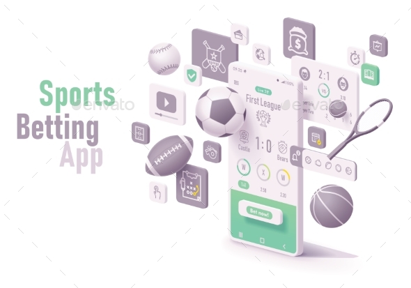 Vector Sports Betting App Concept