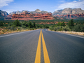 Driving in Sedona, Arizona towards Mescal Mountain - PhotoDune Item for Sale