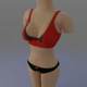 Bra and panties on the mannequin - 3DOcean Item for Sale