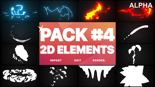 Flash FX Elements Pack 04 | Motion Graphics Pack alt