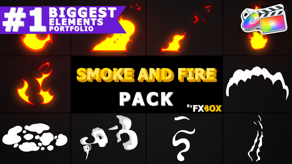 Smoke And Fire Elements Pack | FCPX alt