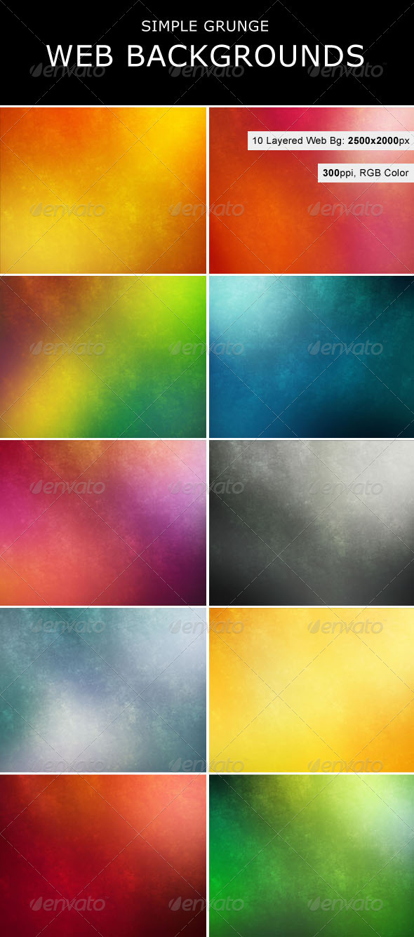 Simple Grunge Backgrounds