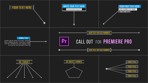 Call Out Pack for Premiere Pro