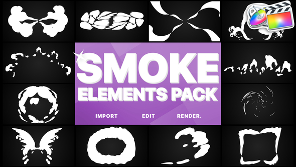 Smoke Elements Pack | FCPX alt
