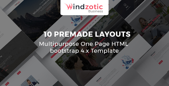 Windzotic - Responsive Multipurpose Corporate HTML5 Template