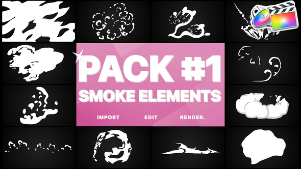 Smoke Elements Pack 01 | FCPX alt