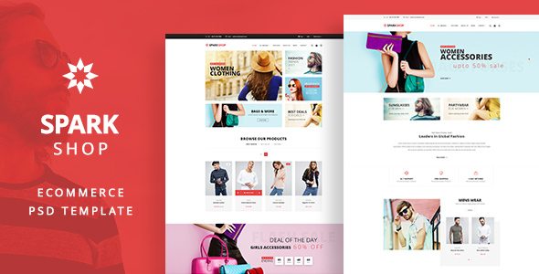 Spark - Shop PSD template