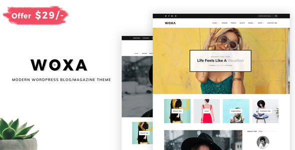 Woxa - Responsive WordPress Theme for Blogs/Mini-Magazines