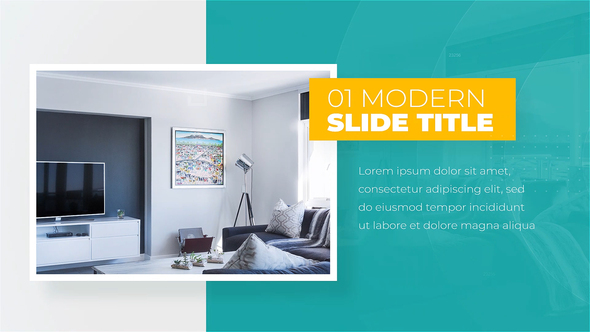 Modern Slideshow Template alt