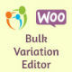 WooCommerce Bulk Variation Editor - CodeCanyon Item for Sale