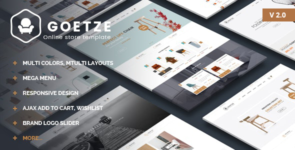 Goetze – Furniture Shop eCommerce HTML Template