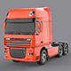 DAF XF 105 Orange - 3DOcean Item for Sale