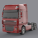 DAF XF 105 Red - 3DOcean Item for Sale